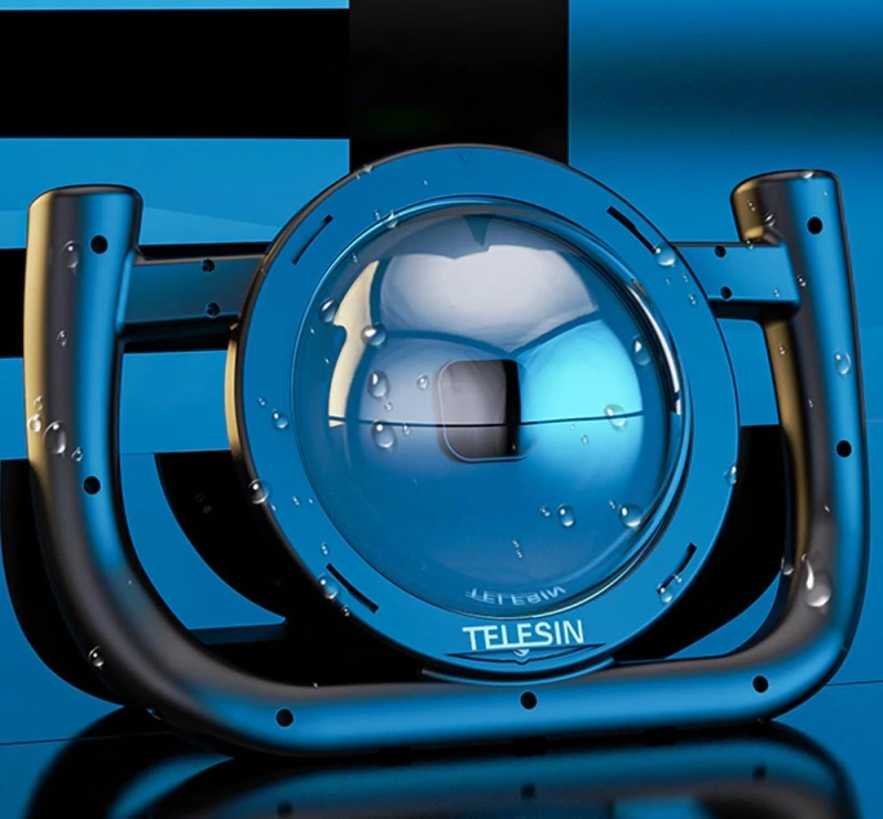 Obudowa Wodoszczelna Port Dome do GoPro 13 12 11 10 9 + GRATIS! Zestaw montażowy 3M