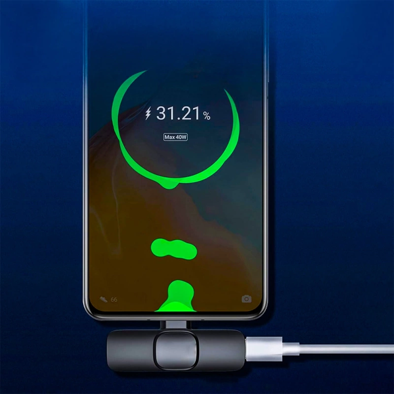 Mikrofon Do Telefonu Krawatowy Bezprzewodowy USB C Android / IPhone 17 16 15 14 13 12 