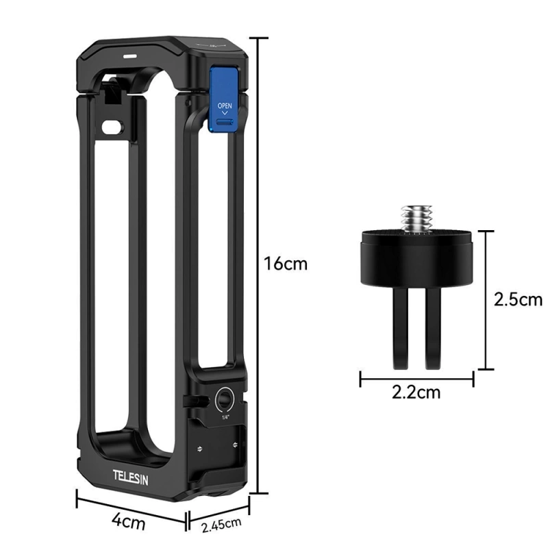 Obudowa Aluminiowa Ramka Montażowa Frame Mount do Insta 360 X4