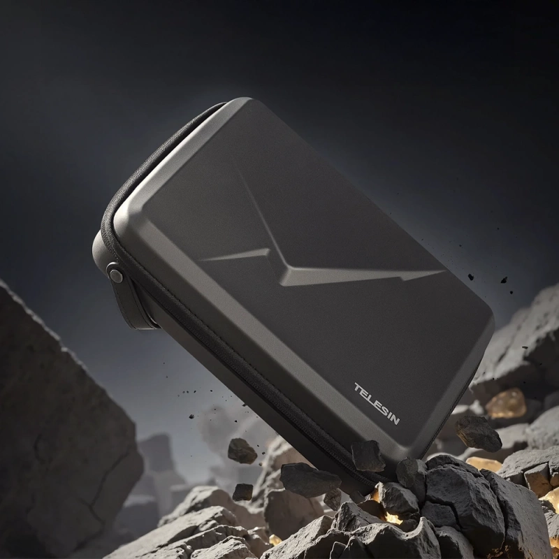 Walizka Etui Case Telesin do Kamery Sportowej DJI Action 5 4 3 + GRATIS! Zestaw montażowy 3M