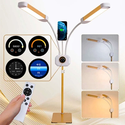 Lampa Kosmetyczna PRO LED 36W Podwójna do Paznokci Rzęs Giętka Pilot