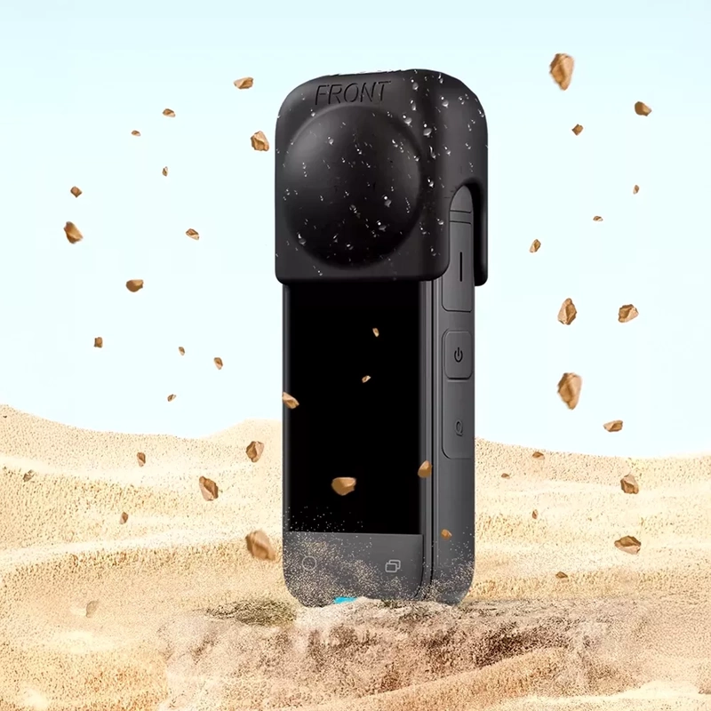 Silikonowa Osłona Obudowa na Obiektyw do Insta360 X4 Telesin