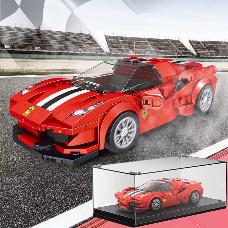 Klocki Mould King Samochód Ferrari F488 329el na Prezent Kolekcjonerski