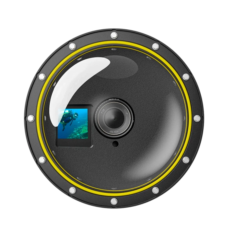 Obudowa Wodoszczelna Wodoodporna TELESIN do Kamer DJI Action 5 4 3 + GRATIS! Zestaw montażowy 3M