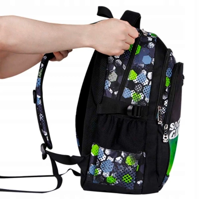 Plecak Szkolny Tornister Football Piłka Nożna dla Chłopca Klasa 1-8 Edison