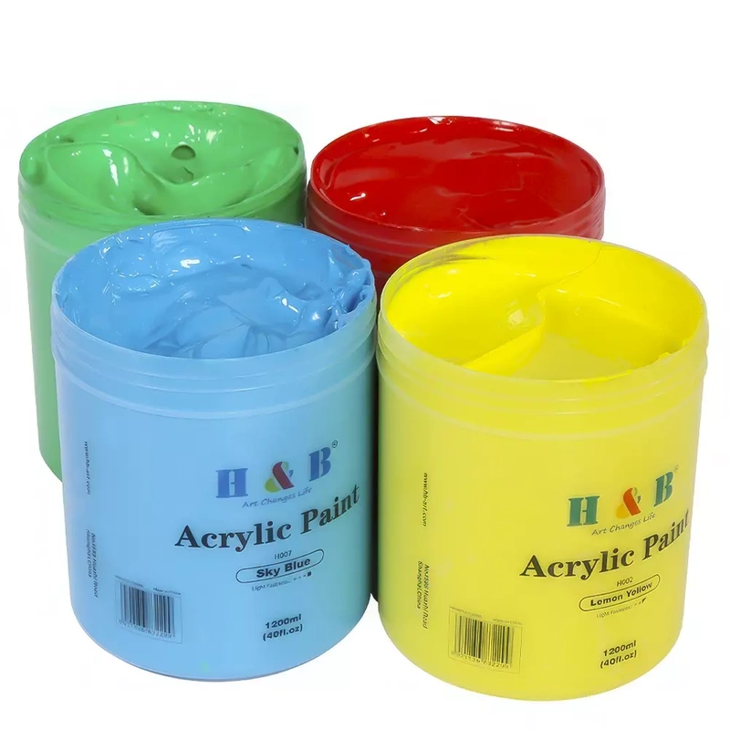 Farba Akrylowa 1200 ml - Brązowa / Burnt Umber