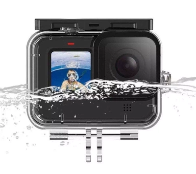 Obudowa Wodoszczelna Wodoodporna 50m do GoPro HERO 13 12 11 10 9 + GRATIS! Zestaw montażowy 3M