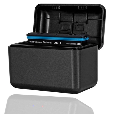 Ładowarka HUB Etui na 2x Akumulator Baterie do Kamery Insta 360 X4 Karty SD