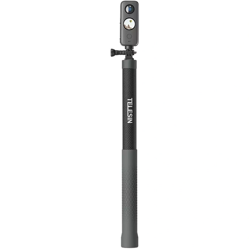 Statyw Monopod Kijek Karbonowy 3m Telesin do GoPro DJI Telefonu Kamery