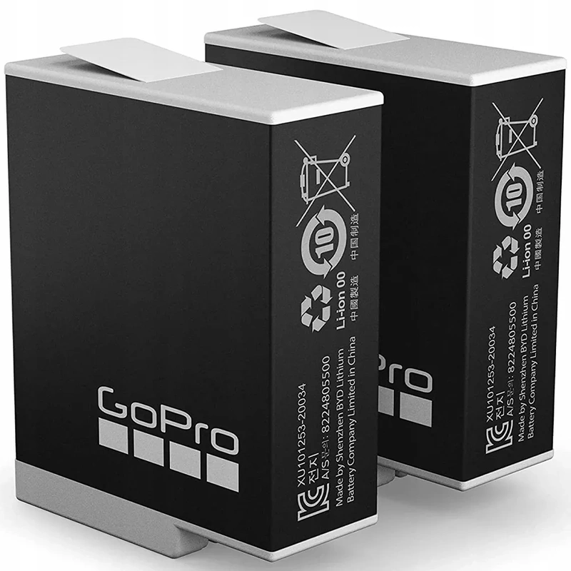 Outlet - 2x Oryginalny Akumulator Enduro 1720 mAh do GoPro Hero 9 10 11 12 Black 