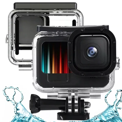 Dotykowa Obudowa Wodoszczelna Wodoodporna 50m do Gopro 13 12 11 10 9 Black