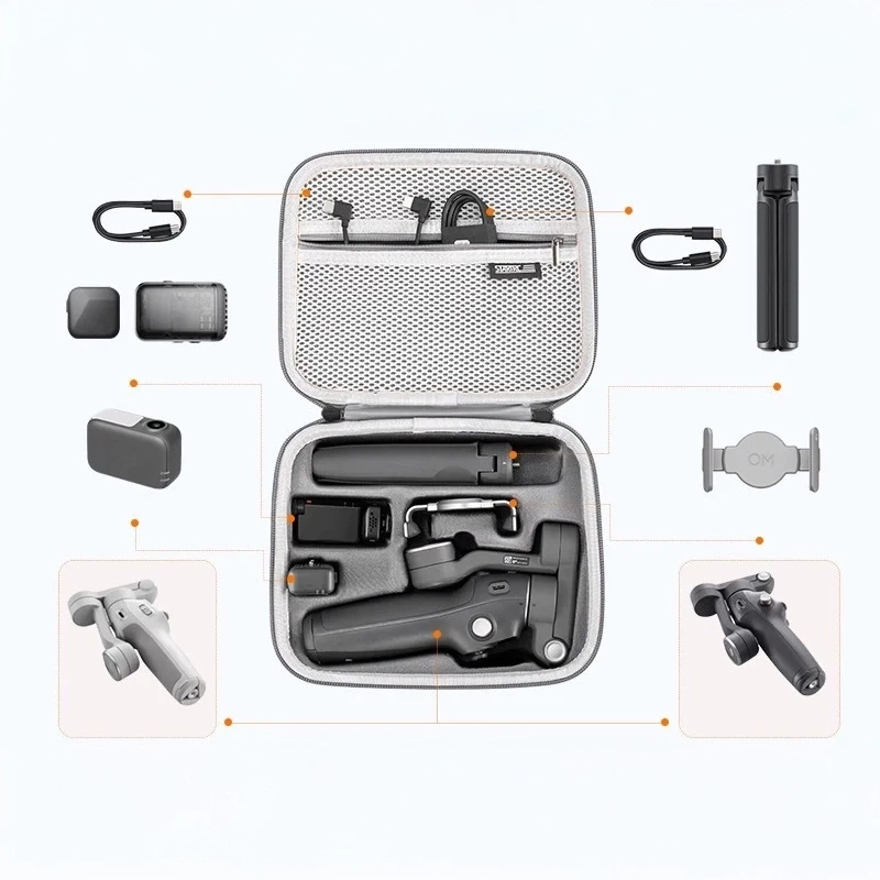 Etui Walizka z Paskiem Case do DJI OM 7 / OM 7 P 