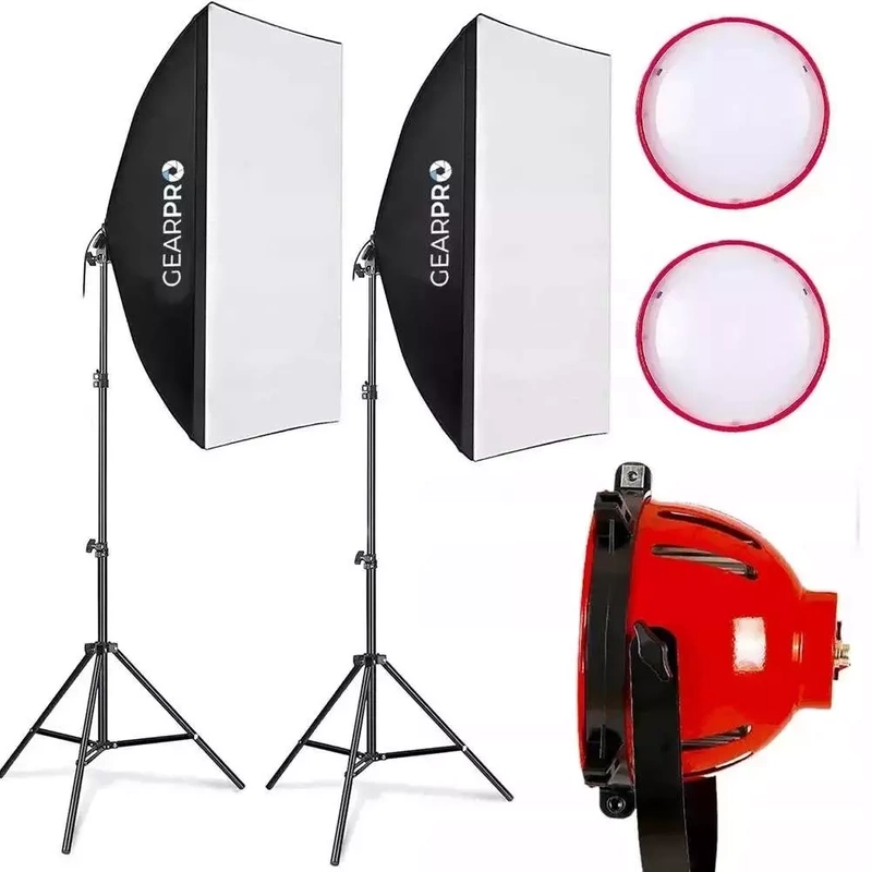 2x Lampy Studyjne Softbox PRO LED 600W