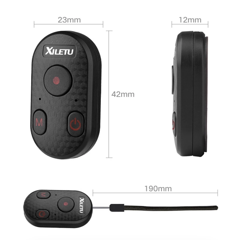 Bezprzewodowy Pilot Bluetooth XC-R2 do Kamer GoPro 13 12 11 10 9 8 Telefonu