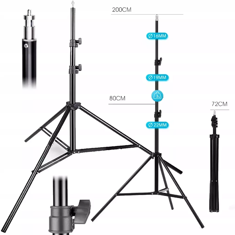 2x Softbox Zestaw Oświetlenie Ciągłe 2x 85W 50x70cm