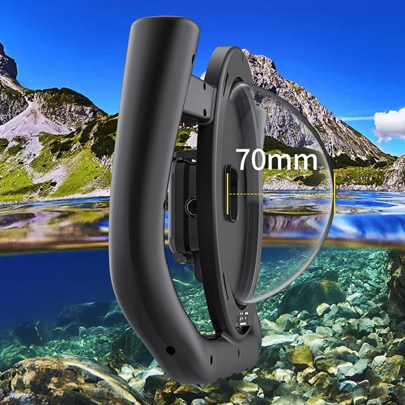 Obudowa Wodoszczelna Port Dome do GoPro 13 12 11 10 9 + GRATIS! Zestaw montażowy 3M