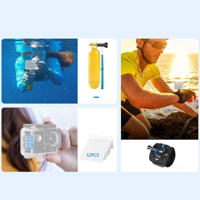 Zestaw XL Akcesoria 50w1 do Kamer Sportowych GoPro DJI Insta 