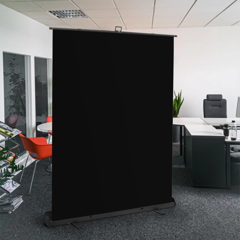 Tło Fotograficzne Czarne Typu Roll Up 2x2m