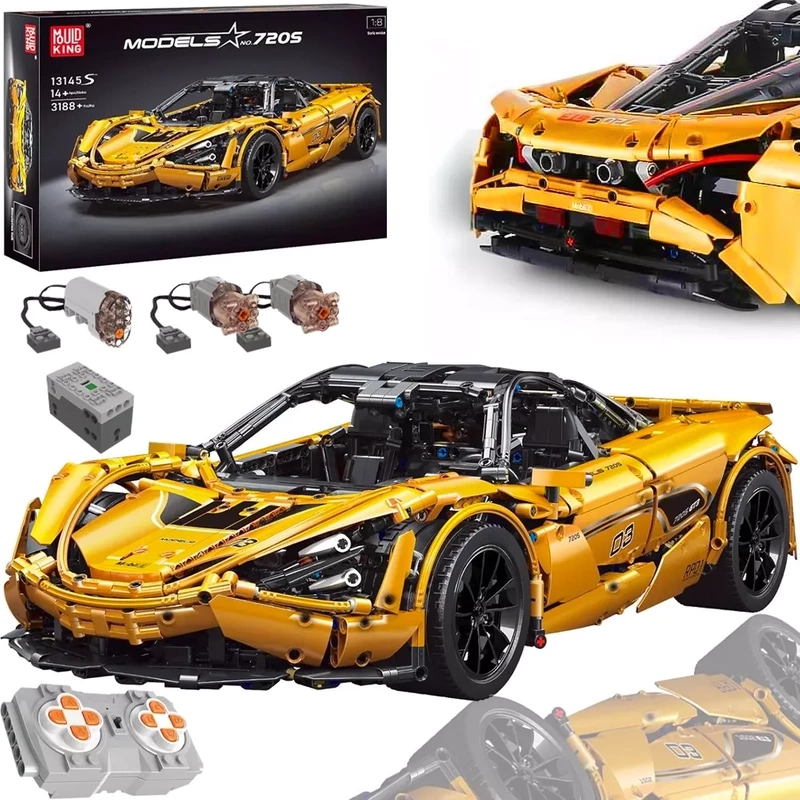 Klocki Technic Zdalnie Sterowany Samochód McLaren 3188el. Mould King 52cm 