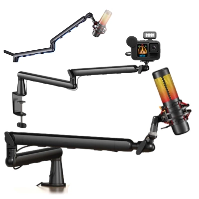 Uchwyt Stołowy Biurkowy Studyjny Ramię Statyw do Mikrofonu Telefonu Kamery