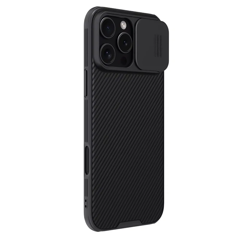 Etui Plecki Obudowa Czarna Mocna Case z Osłoną Aparatu do iPhone 16 PRO MAX