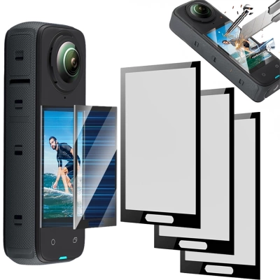 Zestaw 3x Szkło Hartowane na Ekran LCD do Kamery Insta360 X4