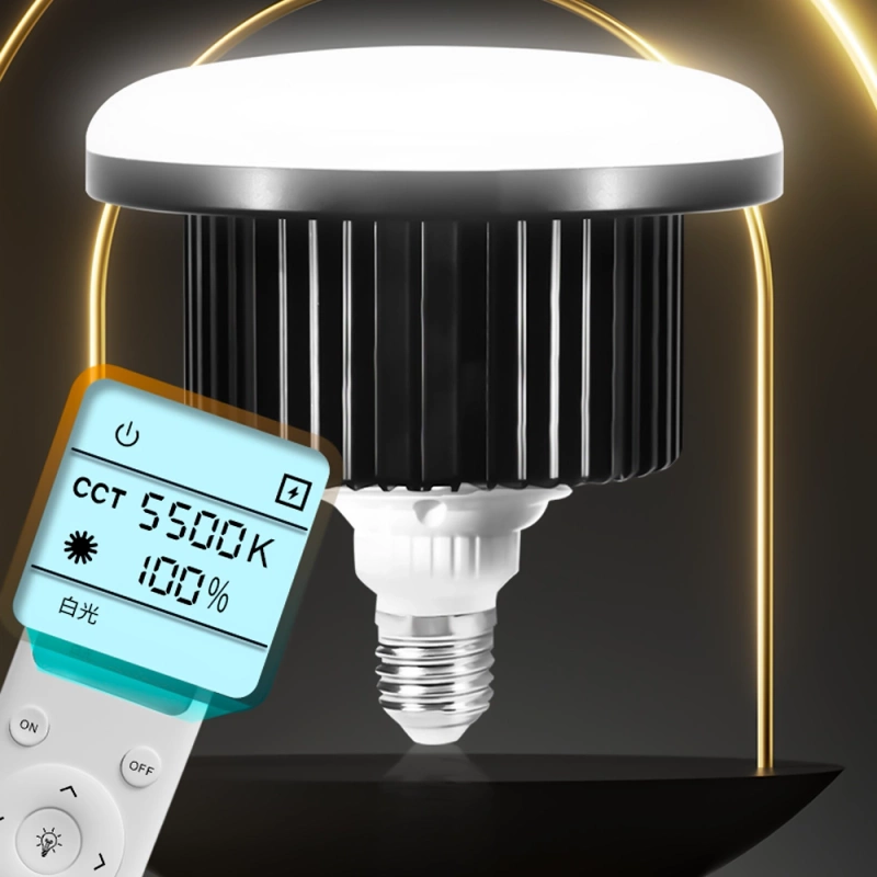 3x Żarówka Fotograficzna E27 LED 285W do Lampy Softboxa + Pilot LCD