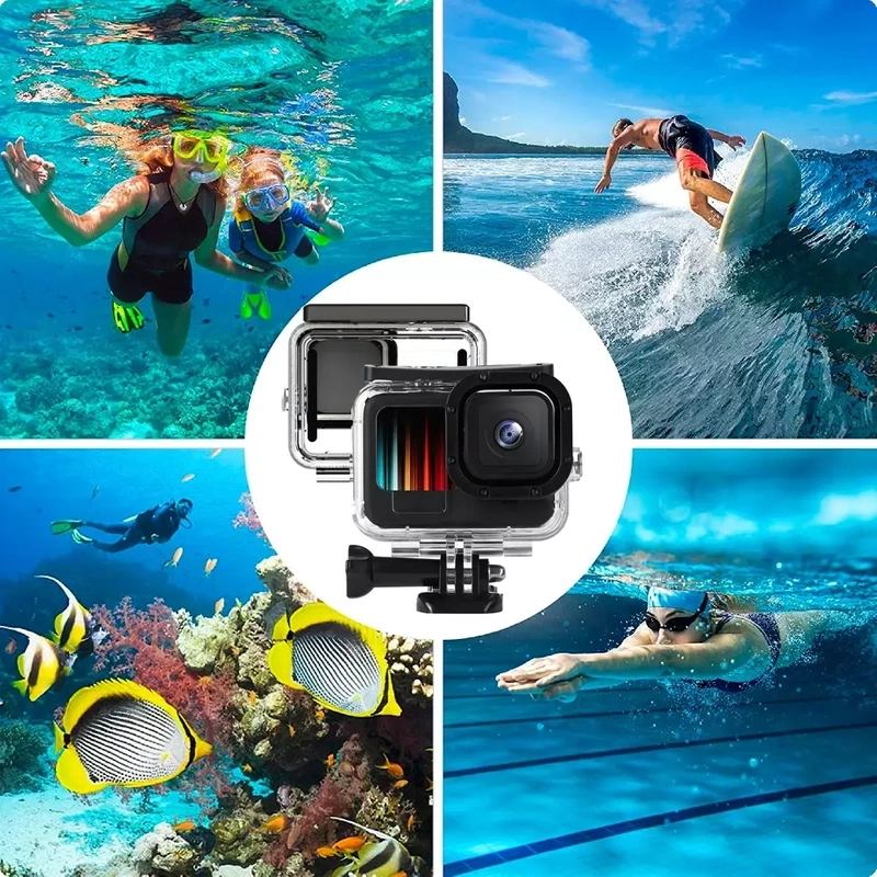 Outlet - Dotykowa Obudowa Wodoszczelna Wodoodporna 50m do Gopro 13 12 11 10 9 Black