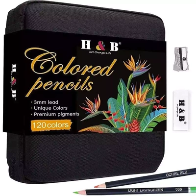 Kredki Ołówkowe Zestaw Kredek Artystyczny 120 kolorów