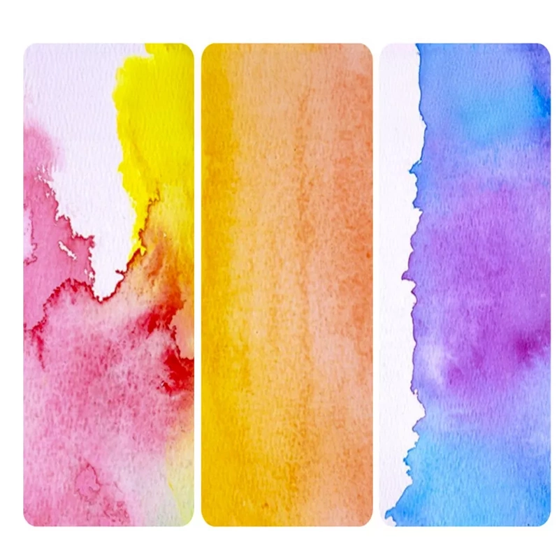 Farby Akwarelowe Wodne Zestaw Farb Akwarelowych w Kostkach Akwarele 45 Kolorów