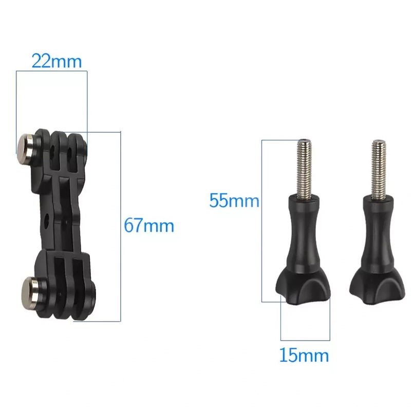 Adapter Podwójny Przegub Ramię Uchwyt do Kamer GoPro DJI Insta