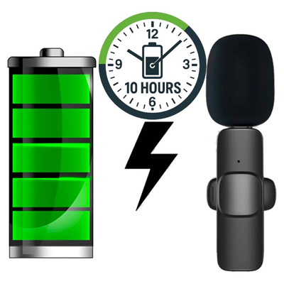 2x Mikrofon Bezprzewodowy Krawatowy do Telefonu Lightning iPhone 14 13 12 11 