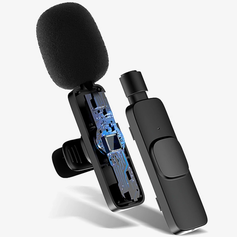 Mikrofon Do Telefonu Krawatowy Bezprzewodowy USB C Android / IPhone 17 16 15 14 13 12 