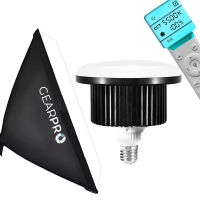 Zestaw Softbox i Żarówka LED 100W z Pilotem