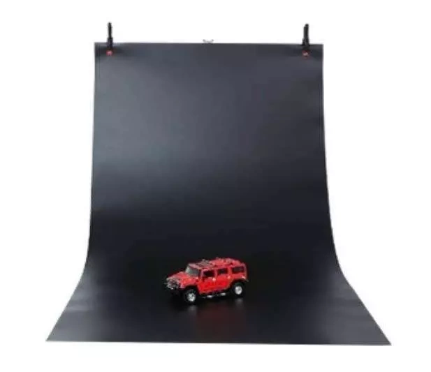 Tło Fotograficzne Czarne PVC PACKSHOT 150x400cm