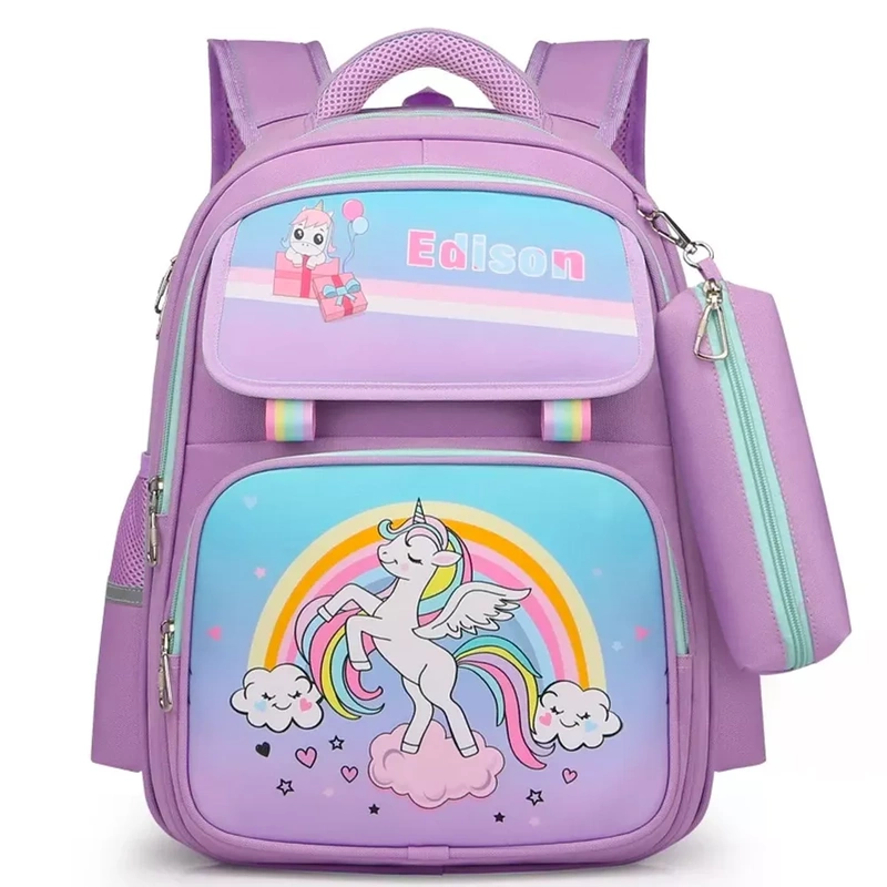 Plecak Szkolny Tornister Jednorożec dla Dziewczynki Klasa 1-3 Edison Pro
