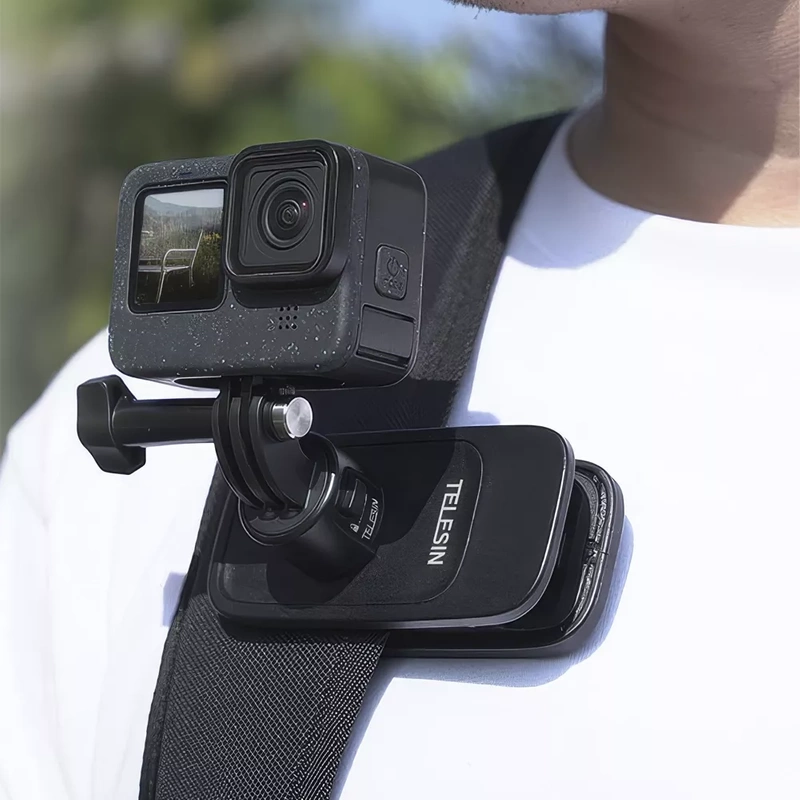 Uchwyt Zacisk do Plecaka Magnes do GoPro Hero 13 12 11 10 9  MAX  DJI INSTA