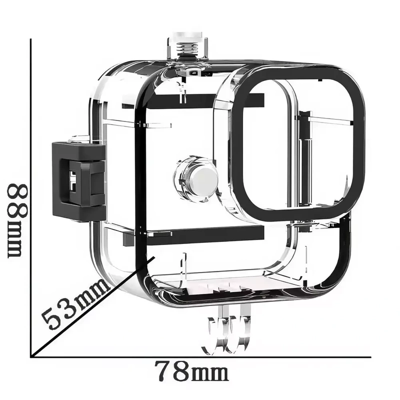 Obudowa Wodoszczelna Wodoodporna + Filtry do GoPro 11 Mini