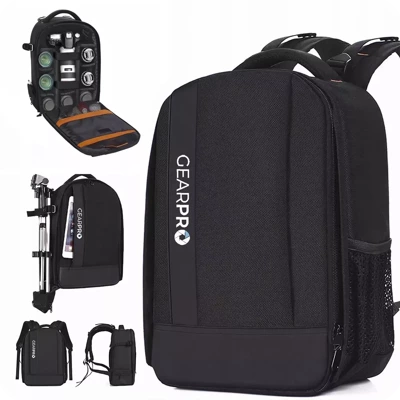 Plecak Fotograficzny GearPro do Laptopa Aparatu Kamery Drona