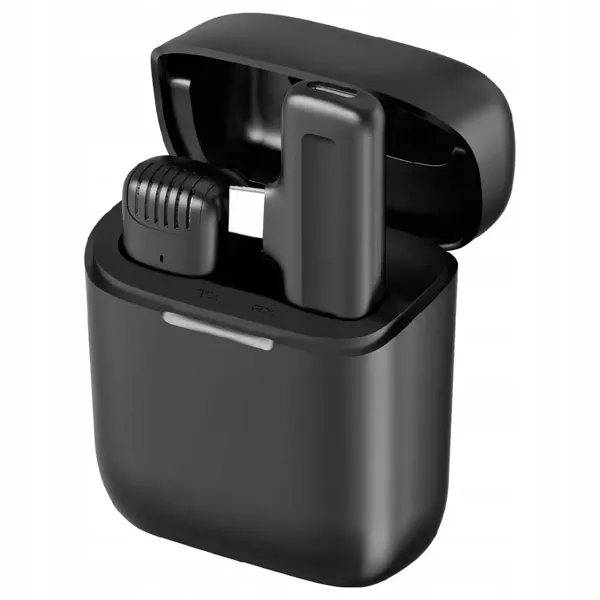 Bezprzewodowy Mikrofon Krawatowy do Telefonu iPhone Samsung USB-C Lightning