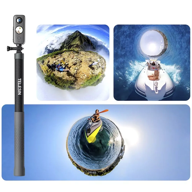 Kijek Monopod Statyw 3m Karbon do Nurkowania Kamer GoPro Telefonu
