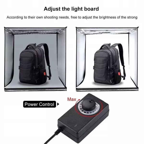 Namiot Bezcieniowy LED Fotograficzny 40 cm Puluz