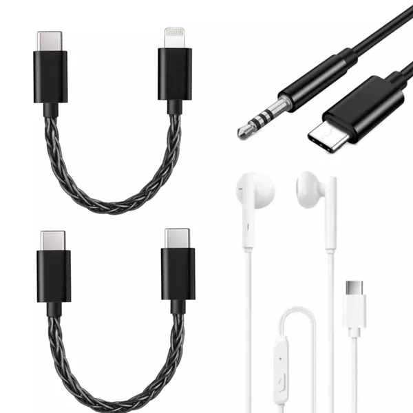 Profesjonalny Mikrofon Bezprzewodowy Krawatowy Android Usb-C / Lightning / Jack 3,5 do Telefonu