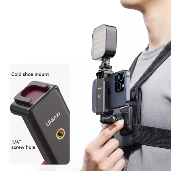 Szelki ULANZI Go Quick II Uchwyt na Klatkę do Kamer GoPro DJI Insta Telefonu