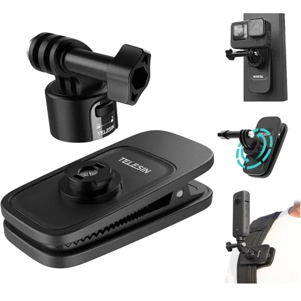 Telesin Go-Quick Klips plecak Magnetyczny do Kamer GoPro DJI Insta