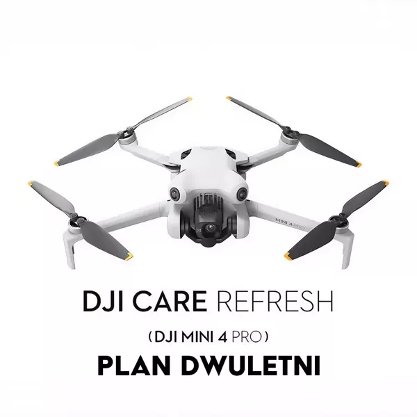 Ubezpieczenie DJI Care Refresh DJI Mini 4 Pro (dwuletni plan) - kod elektroniczny