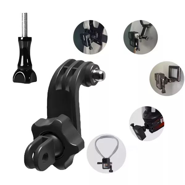 Uchwyt Adapter Zakrzywiony Złączka do Kamer GoPro DJI Action Insta 360