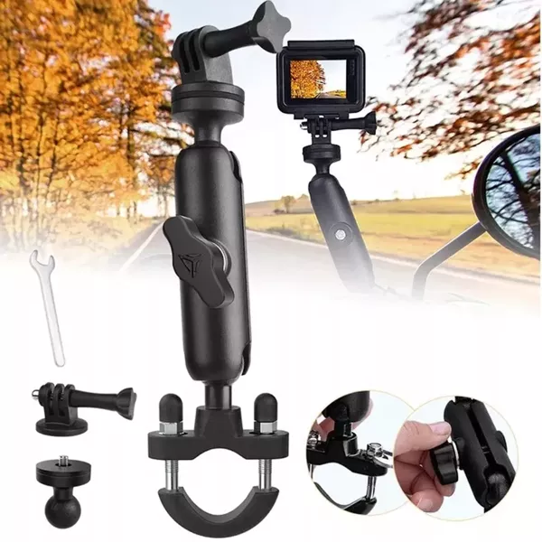 Uchwyt Rowerowy Magic Arm Obrotowy do Kamer GoPro DJI Insta 360