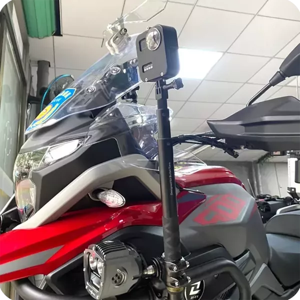 Uchwyt Rowerowy Motocyklowy Aluminiowy Mocny do Kamer GoPro DJI Insta 360 