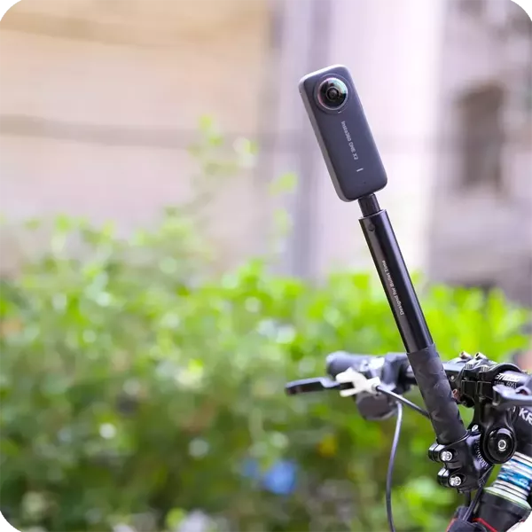 Uchwyt Rowerowy Motocyklowy Aluminiowy Mocny do Kamer GoPro DJI Insta 360 